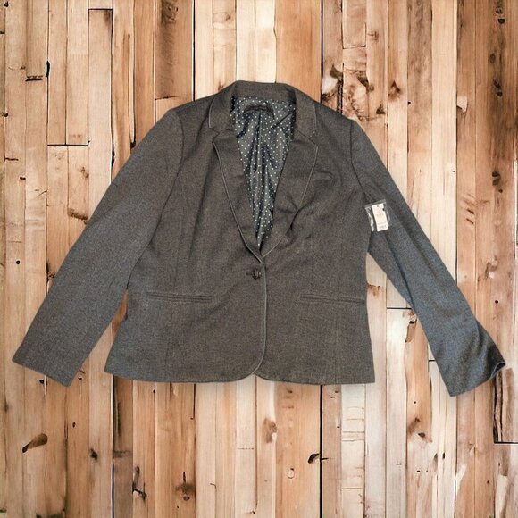 NWT The Limited Pine Green & Black Tweed Blazer Size XXL - Picture 9 of 16